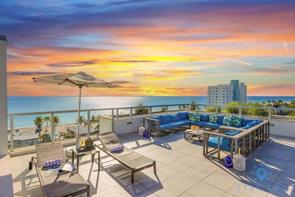 Perfect Relax - Rooftop Pool - Gym - Hot Tub Голливуд Экстерьер фото
